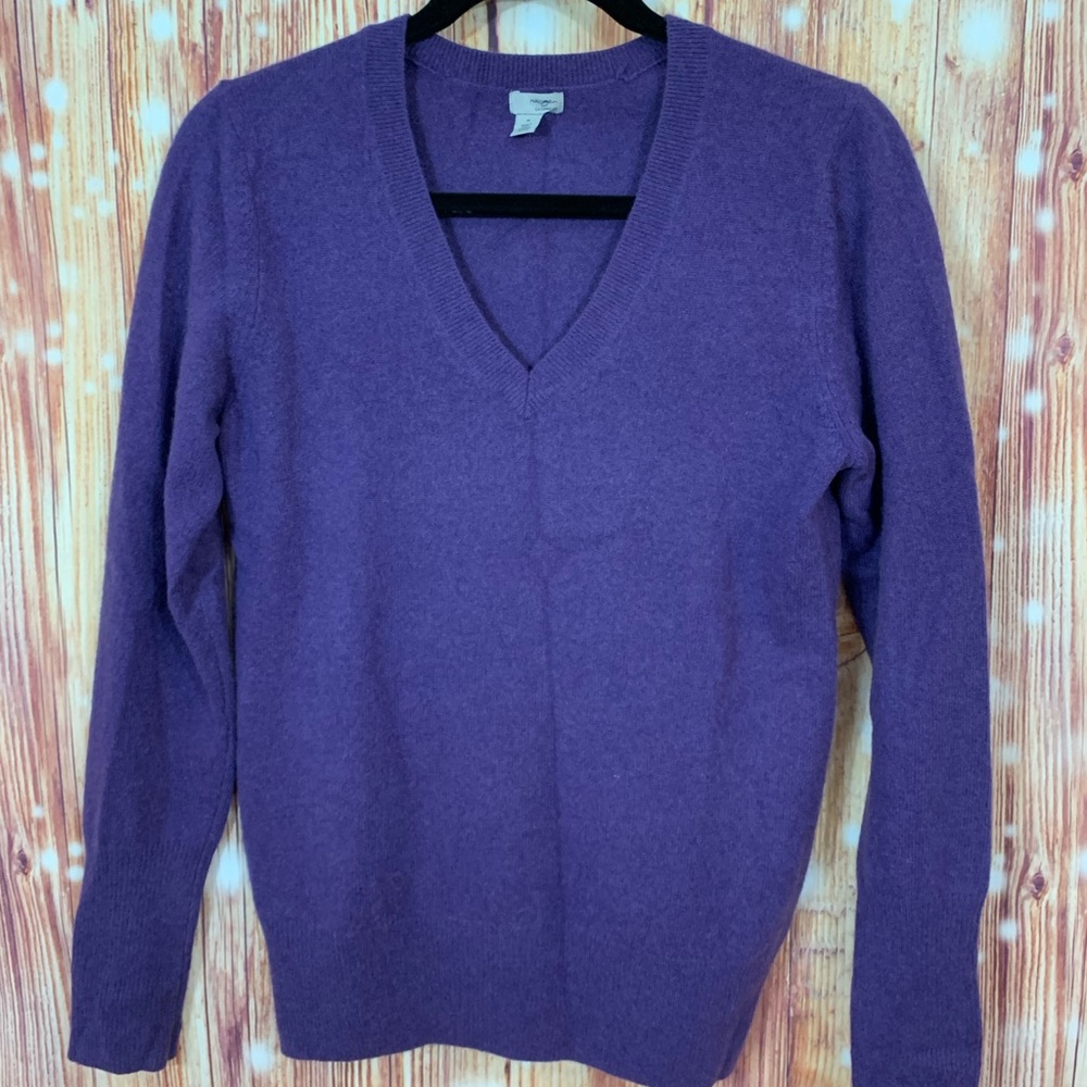 Halogen 100% Cashmere Size Medium Purple
